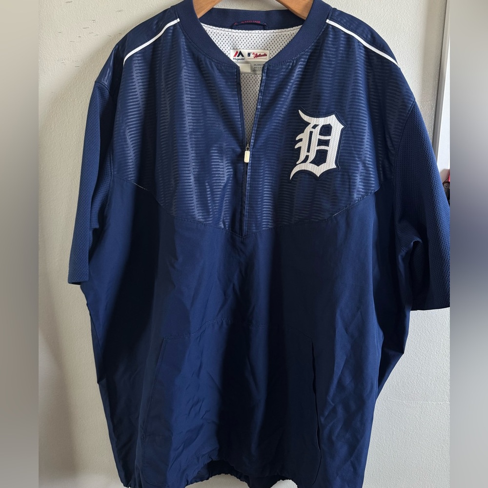 Majestic MLB Detroit Tigers cool base short sleeve top size 2XL